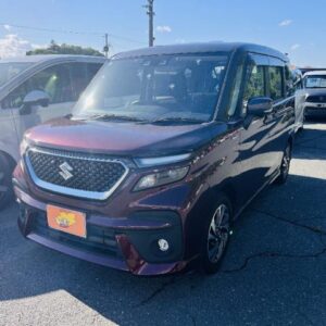 2024 Suzuki Solio Bandit wine gasoline used car Japan export