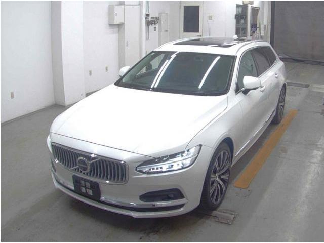 Ref:AUX-24138882 VOLVO V90 2021 1 2021 Volvo V90 pearl gasoline used car Japan export