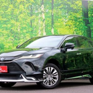 2020 Toyota Harrier Hybrid black gasoline used car Japan export
