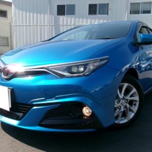 2016 Toyota Auris blue gasoline used car Japan export