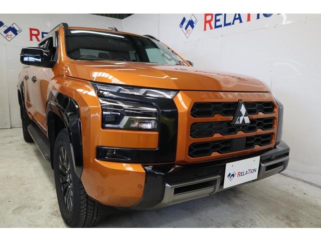 Ref:AUX-24140529 MITSUBISHI TRITON 2024 1 2024 Mitsubishi Triton orange diesel used car Japan export
