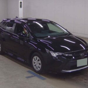 2025 Toyota Corolla Touring black gasoline used car Japan export