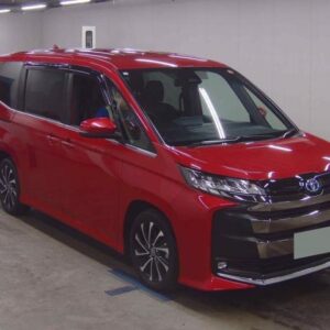 2023 Toyota Noah red gasoline used car Japan export