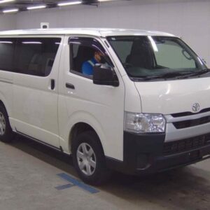 2022 Toyota Hiace Van white diesel used car Japan export