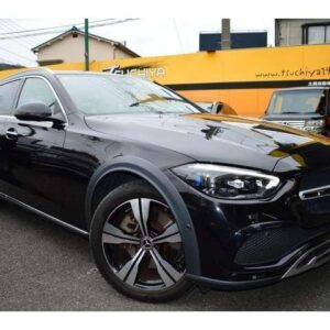 2022 Mercedes Benz C-Class All Terrain black hybrid used car Japan export