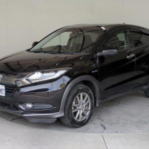 2017 Honda Vezel black hybrid used car Japan export