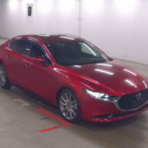 2019 Mazda Mazda3 Sedan red gasoline used car Japan export
