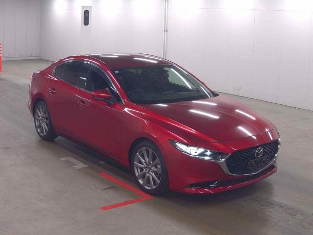 Ref:AUX-24155493 MAZDA MAZDA3 SEDAN 2019 1 2019 Mazda Mazda3 Sedan red gasoline used car Japan export