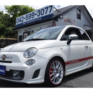 2015 Abarth Abarth 595 white gasoline used car Japan export