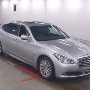 2014 Nissan Cima silver gasoline used car Japan export