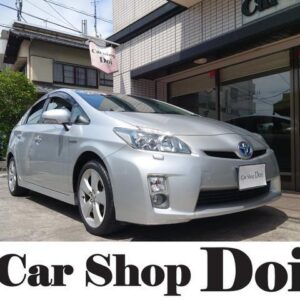 2010 Toyota Prius silver hybrid used car Japan export