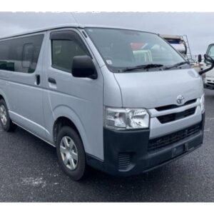 2021 Toyota Hiace Van silver diesel used car Japan export