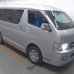 2008 Toyota Regius Ace Van silver diesel used car Japan export