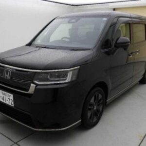 2023 Honda Stepwagon black gasoline used car Japan export