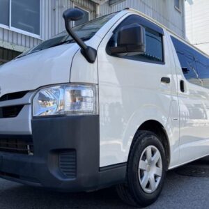 2021 Toyota Hiace Van white gasoline used car Japan export