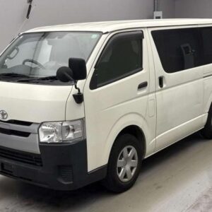 2020 Toyota Hiace Van white gasoline used car Japan export