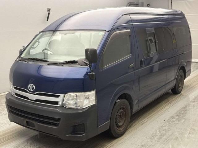 Ref:AUX-24160665 TOYOTA HIACE COMMUTER 2013 1 2013 Toyota Hiace Commuter blue gasoline used car Japan export