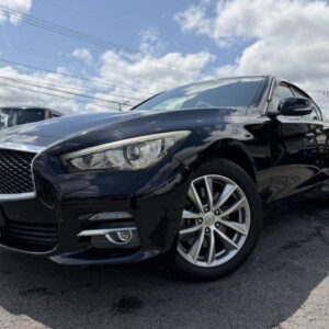 2014 Nissan Skyline black gasoline used car Japan export