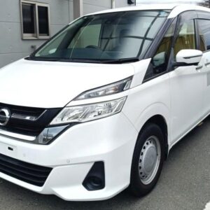 2019 Nissan Serena white gasoline used car Japan export
