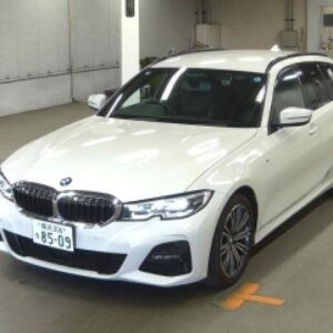2022 Bmw 3 Series white diesel used car Japan export