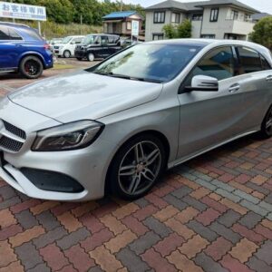2016 Mercedes Benz A-Class silver gasoline used car Japan export