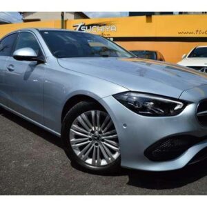 2023 Mercedes Benz C-Class silver hybrid used car Japan export