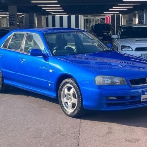 2001 Nissan Skyline blue gasoline used car Japan export