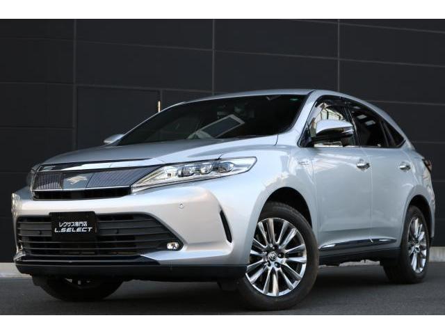 Ref:AUX-24179538 TOYOTA HARRIER HYBRID 2019 1 2019 Toyota Harrier Hybrid silver hybrid used car Japan export