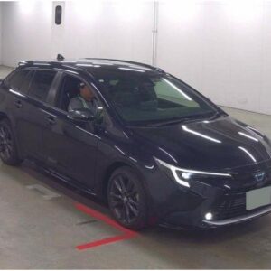 2023 Toyota Corolla Touring black gasoline used car Japan export