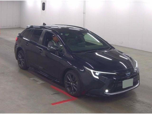 Ref:AUX-24179637 TOYOTA COROLLA TOURING 2023 1 2023 Toyota Corolla Touring black gasoline used car Japan export