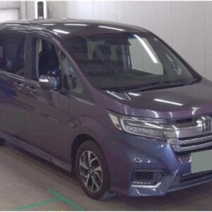 2018 Honda Stepwagon Spada purple gasoline used car Japan export