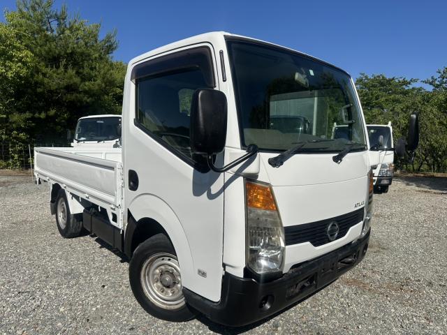 Ref:AUX-24180022 NISSAN ATLAS TRUCK 2008 1 2008 Nissan Atlas Truck white gasoline used car Japan export