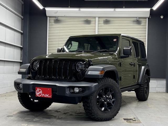 Ref:AUX-24180271 CHRYSLER JEEP JEEP WRANGLER UNLIMITED 2021 1 2021 Chrysler Jeep Jeep Wrangler Unlimited green gasoline used car Japan export