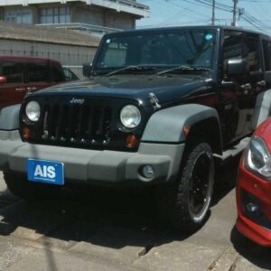 2013 Chrysler Jeep Jeep Wrangler Unlimited black gasoline used car Japan export
