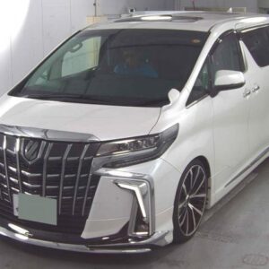 2022 Toyota Alphard pearl gasoline used car Japan export