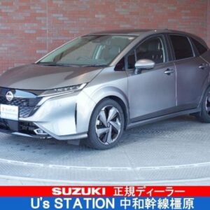 2023 Nissan Aura gunmetal gasoline used car Japan export