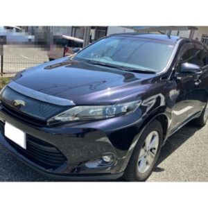 2014 Toyota Harrier black gasoline used car Japan export