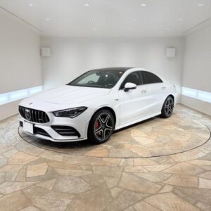 2020 Mercedes Amg Cla-Class white gasoline used car Japan export