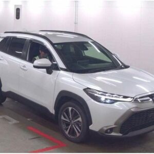 2023 Toyota Corolla Cross pearl gasoline used car Japan export
