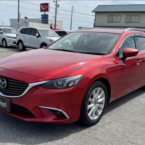 2015 Mazda Atenza Wagon red diesel used car Japan export