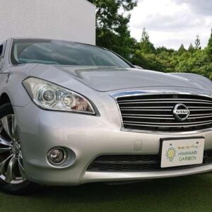 2013 Nissan Fuga Hybrid silver hybrid used car Japan export