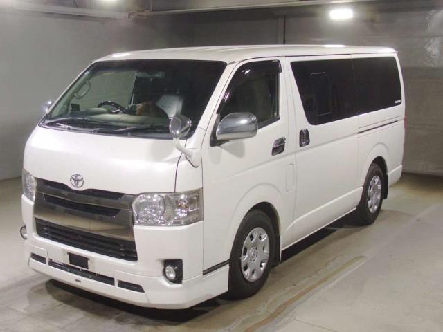 Ref:AUX-24199023 TOYOTA HIACE VAN 2016 1 2016 Toyota Hiace Van pearl diesel used car Japan export