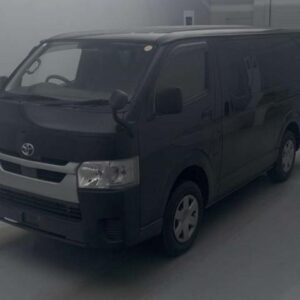 2021 Toyota Hiace Van black diesel used car Japan export