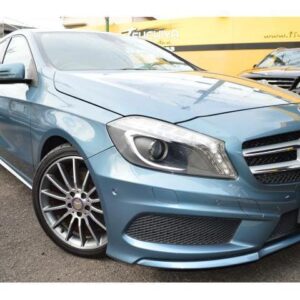 2015 Mercedes Benz A-Class blue gasoline used car Japan export