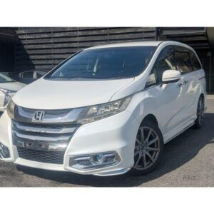 2014 Honda Odyssey pearl gasoline used car Japan export
