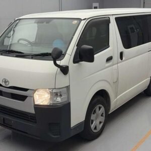 2021 Toyota Hiace Van white diesel used car Japan export