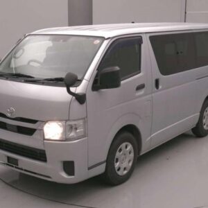 2022 Toyota Hiace Van silver diesel used car Japan export