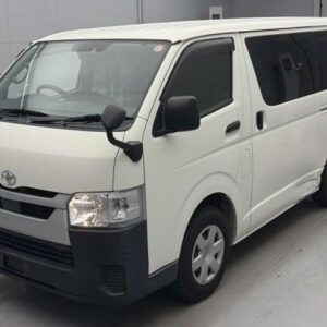 2021 Toyota Hiace Van white diesel used car Japan export