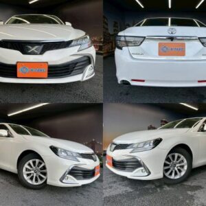 2017 Toyota Mark X white gasoline used car Japan export