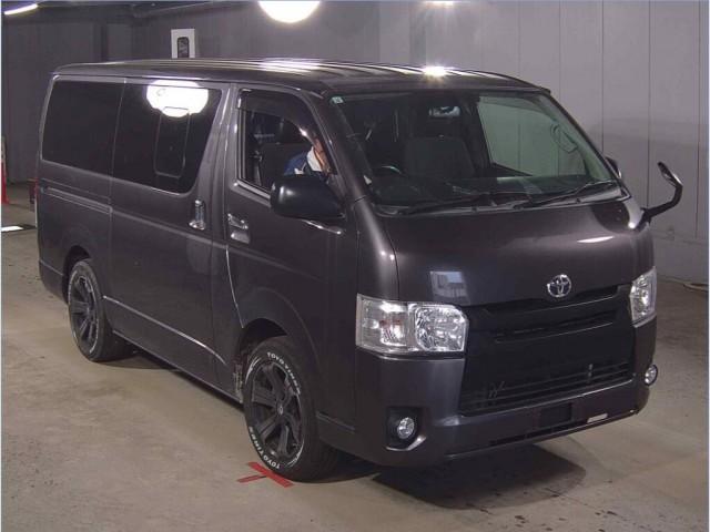 Ref:AUX-24199641 TOYOTA HIACE VAN 2017 1 2017 Toyota Hiace Van gray diesel used car Japan export